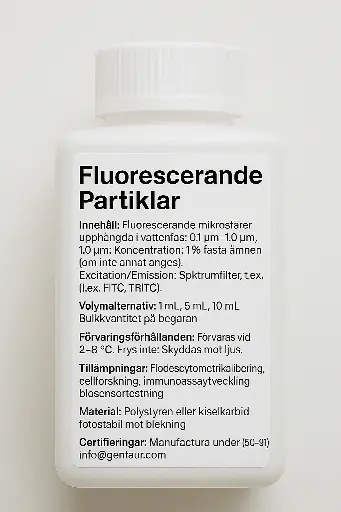 [CFP-5071-2] Carboxyl Fluorescent Particles, UltraBlue, Flow Cytometry Grade, 1E7/mL, 5.0-5.9µm, 2mL